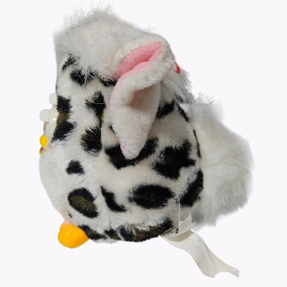 Vintage 90s Nanco Furby Snow Leopard 7 inch Plush Hypnotic Eyes Stuffed Animal - Picture 3 of 8